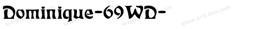 Dominique-69WD字体转换
