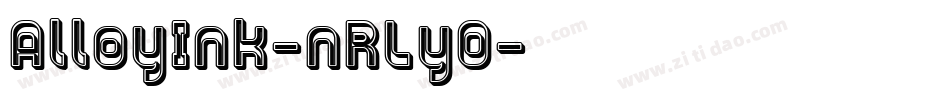 AlloyInk-nRLyO字体转换