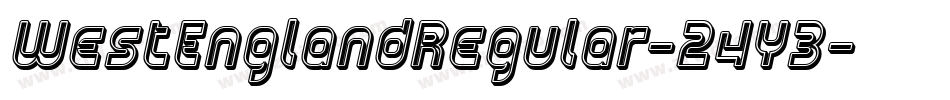 WestEnglandRegular-24Y3字体转换