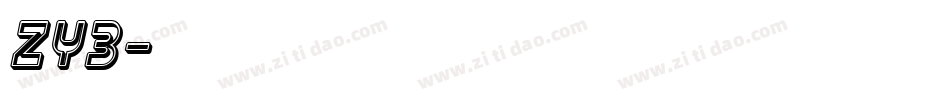 ZY3字体转换