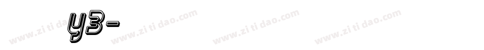 汉仪旗黑y3字体转换