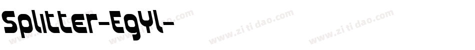 Splitter-EgYl字体转换