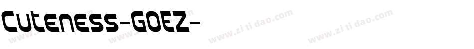 Cuteness-G0EZ字体转换