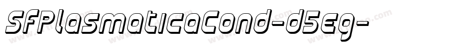 SfPlasmaticaCond-d5eg字体转换