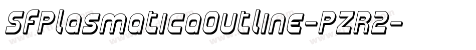 SfPlasmaticaOutline-PZR2字体转换