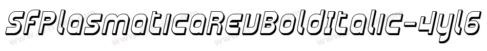 SfPlasmaticaRevBoldItalic-4yl6字体转换