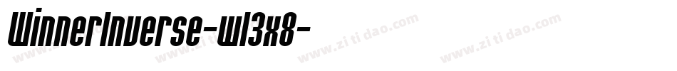 WinnerInverse-w13x8字体转换