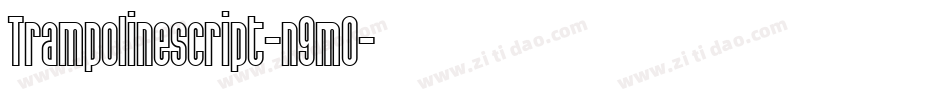Trampolinescript-n9mO字体转换