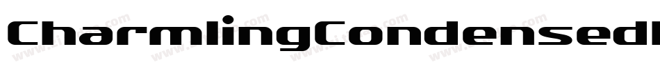 CharmlingCondensedItalic-JRRGj字体转换
