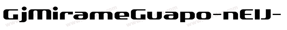GjMirameGuapo-nElJ字体转换