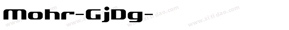 Mohr-GjDg字体转换