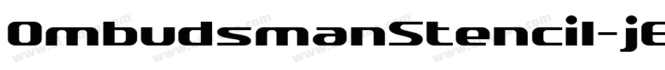 OmbudsmanStencil-jEEGj字体转换