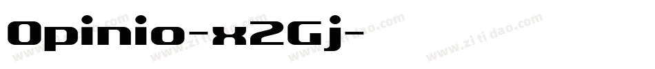 Opinio-x2Gj字体转换