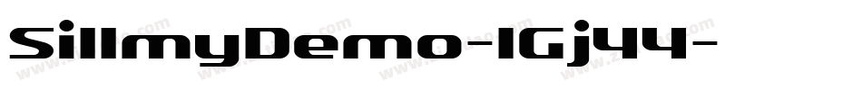 SillmyDemo-1Gj44字体转换