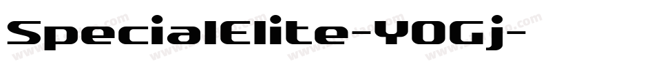 SpecialElite-YOGj字体转换