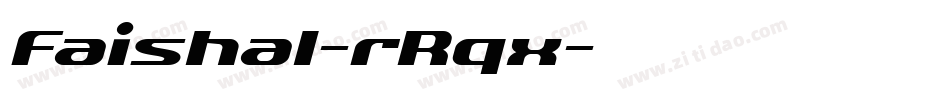 Faishal-rRqx字体转换