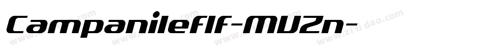 Campanileflf-MVZn字体转换