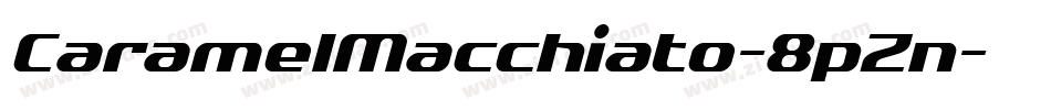 CaramelMacchiato-8pZn字体转换