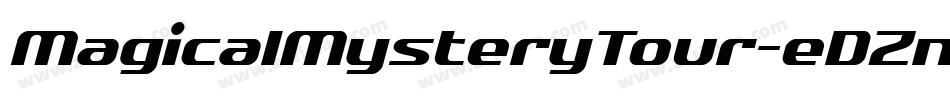 MagicalMysteryTour-eDZn字体转换