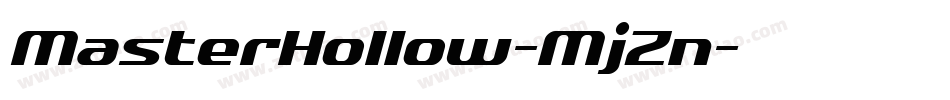 MasterHollow-MjZn字体转换