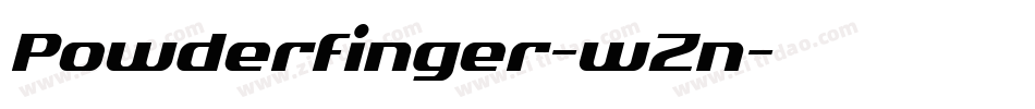 Powderfinger-wZn字体转换