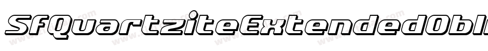 SfQuartziteExtendedOblique-RqX6字体转换 SfQuartziteExtendedOblique-RqX6字体转换