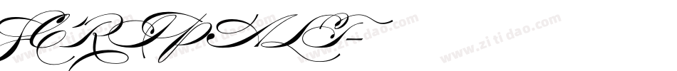 SCRIPALT字体转换