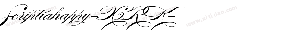 Scriptiahappy-X2RK字体转换