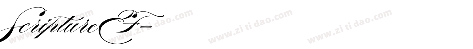 ScriptureEF字体转换