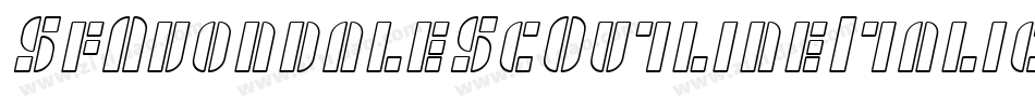 SfAvondaleScOutlineItalic-BGyG字体转换 SfAvondaleScOutlineItalic-BGyG字体转换