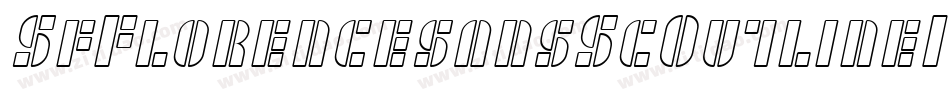 SfFlorencesansScOutlineItalic-ox2a字体转换 SfFlorencesansScOutlineItalic-ox2a字体转换