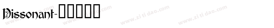 Dissonant字体转换