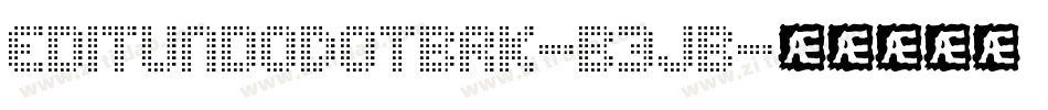EditUndoDotBrk-B3JB字体转换