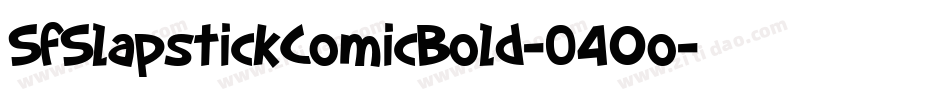 SfSlapstickComicBold-04Oo字体转换