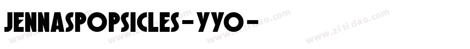 JennasPopsicles-Yyo字体转换