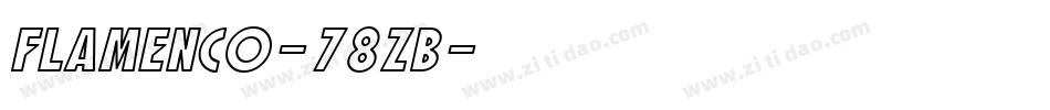 Flamenco-78zB字体转换