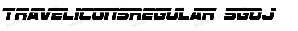TraveliconsRegular-5GOj字体转换