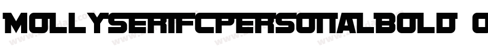 MollyserifcpersonalBold-o8mz字体转换