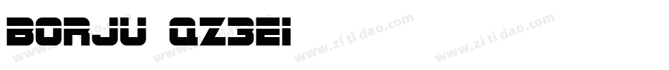 Borju-qZ3E1字体转换