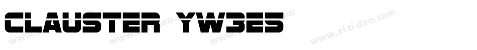 Clauster-yw3e5字体转换