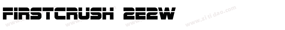 FirstCrush-2E2W字体转换