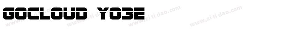 GoCloud-yO3e字体转换