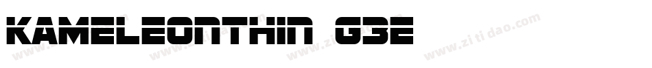 KameleonThin-g3E字体转换 KameleonThin-g3E字体转换