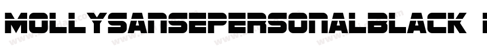 MollysansepersonalBlack-l2w0字体转换 MollysansepersonalBlack-l2w0字体转换