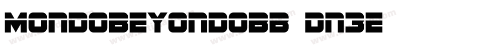 Mondobeyondobb-dn3E字体转换