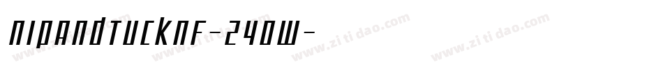 NipAndTuckNf-24ow字体转换