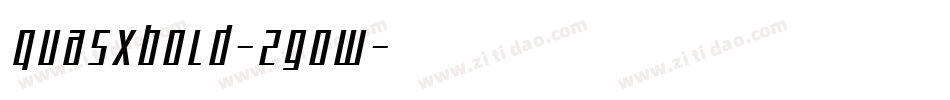 Quasxbold-2gOw字体转换 Quasxbold-2gOw字体转换