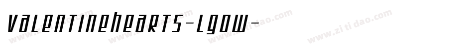 Valentinehearts-lgOw字体转换