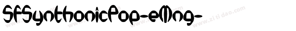 SfSynthonicPop-eMng字体转换 SfSynthonicPop-eMng字体转换