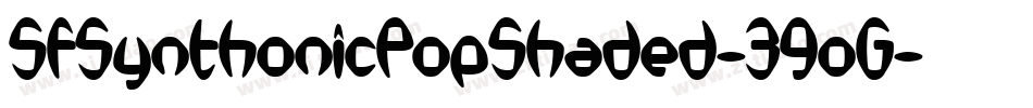 SfSynthonicPopShaded-39oG字体转换 SfSynthonicPopShaded-39oG字体转换
